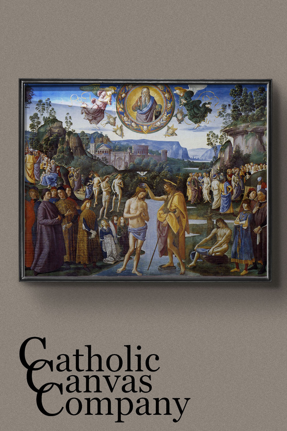 Baptism of Christ by Pietro Perugino