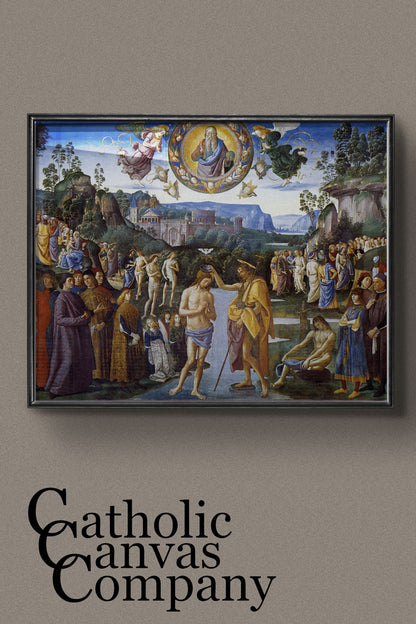 Baptism of Christ by Pietro Perugino