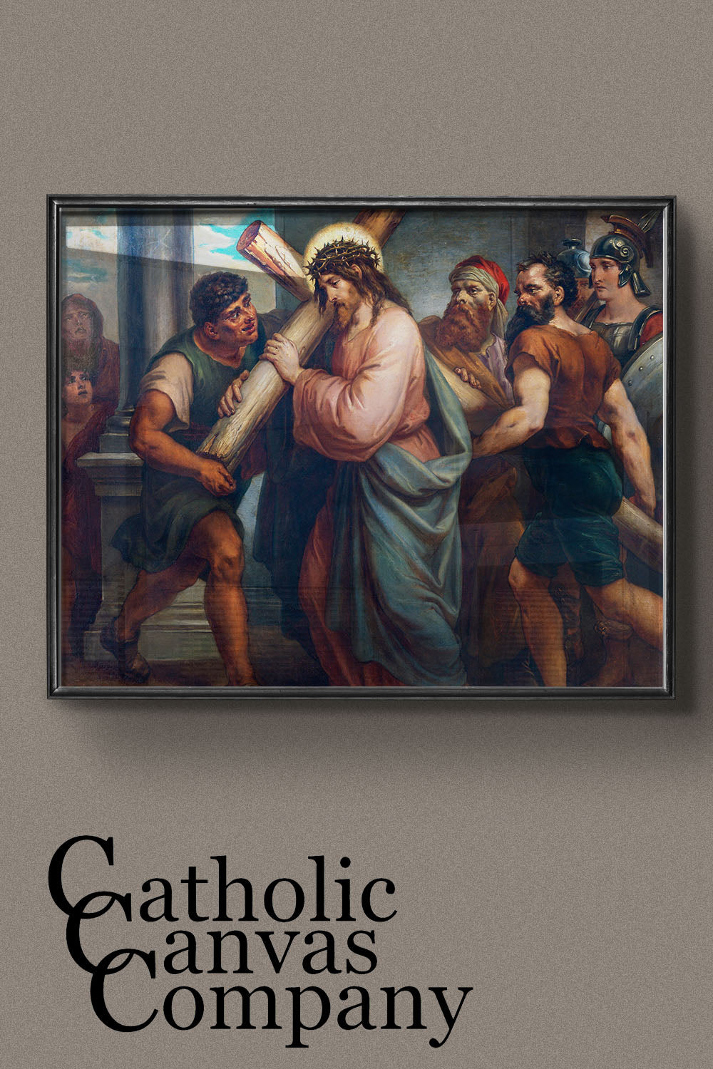 Jesus Carries His Cross by Karl Geiger