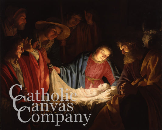 Adoration of the Shepherds by Gerard van Honthorst