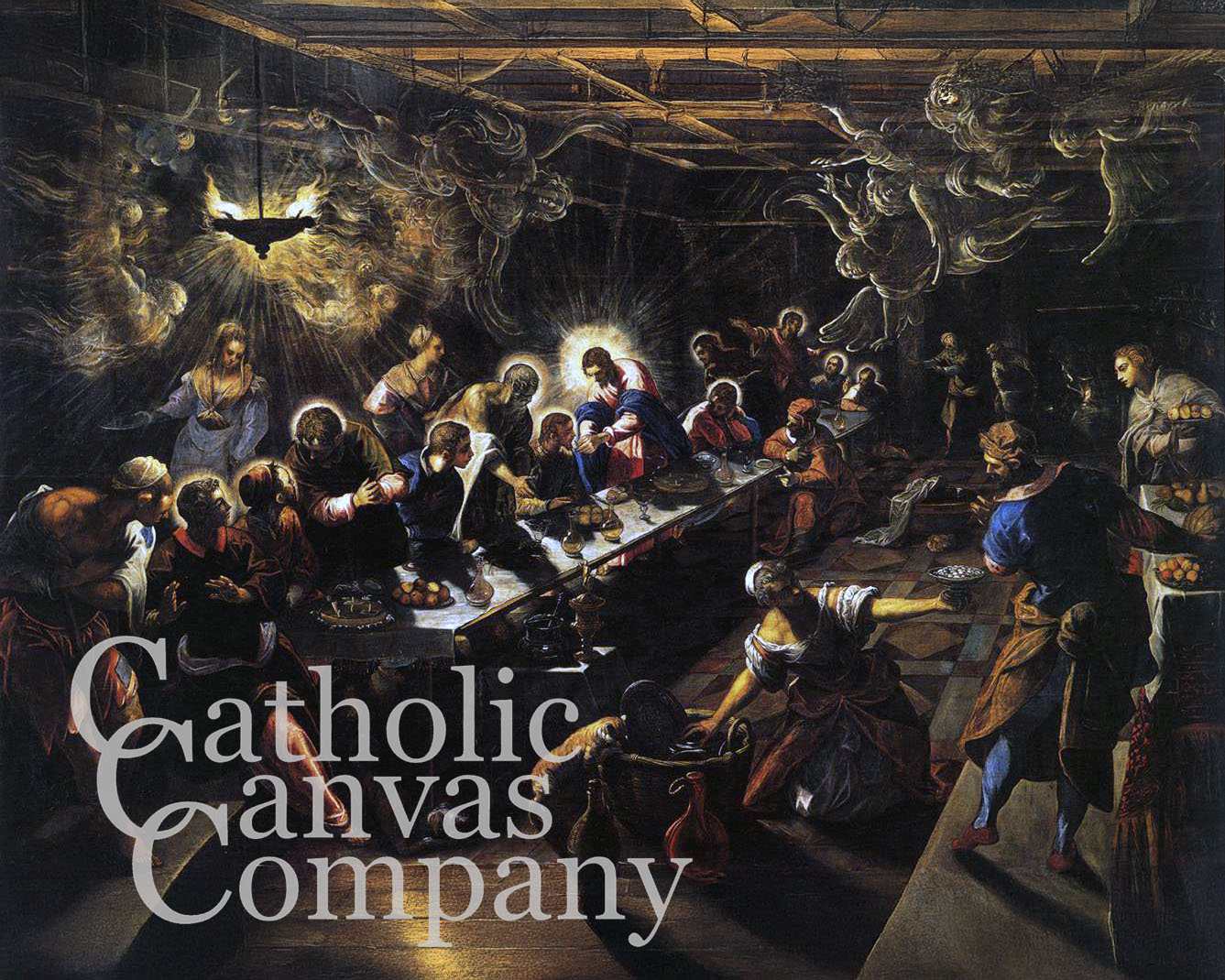 The Last Supper by Tintoretto