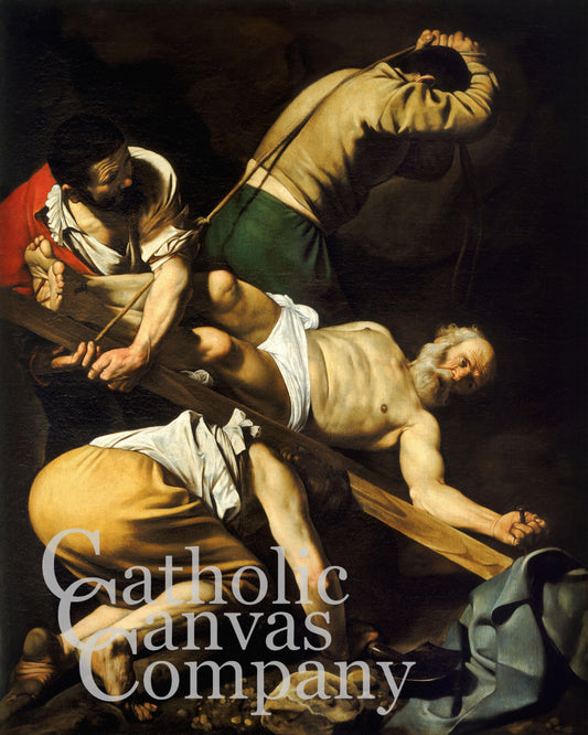 The Crucifixion of St. Peter by Michelangelo Merisi da Caravaggio