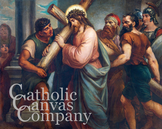 Jesus Carries His Cross by Karl Geiger