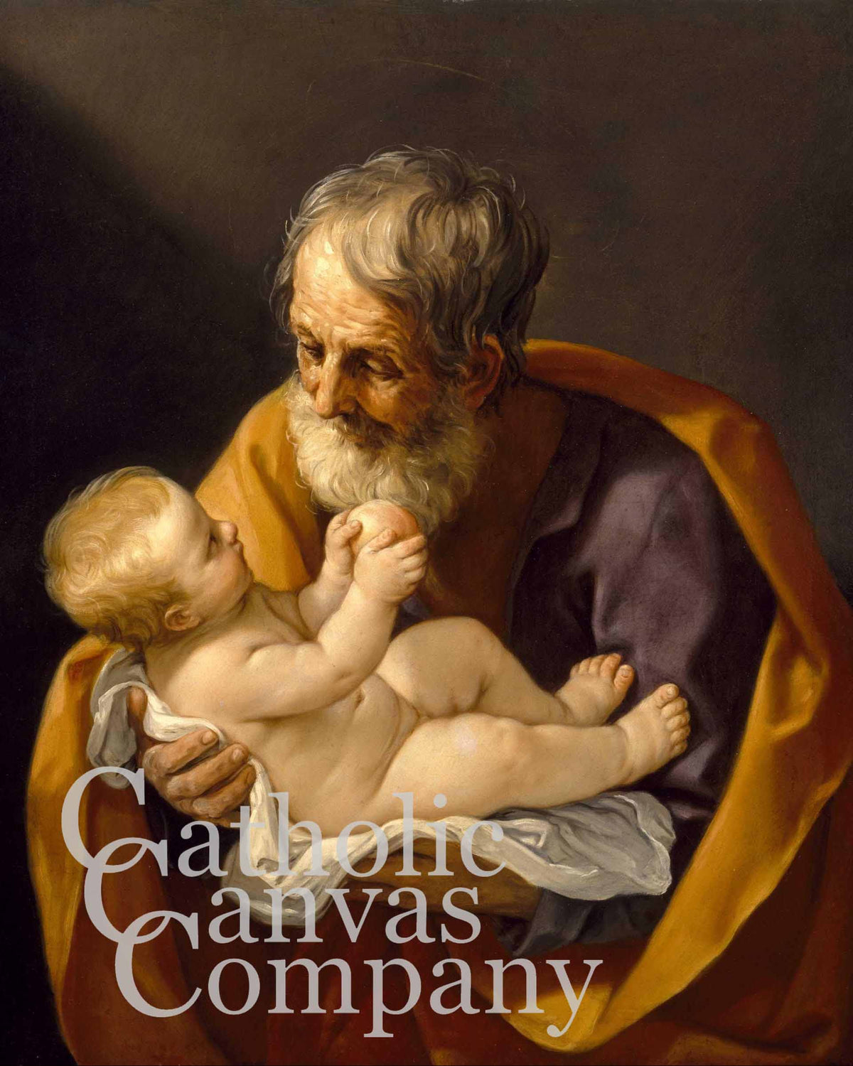 Saint Joseph and the Christ Child by Guido Reni