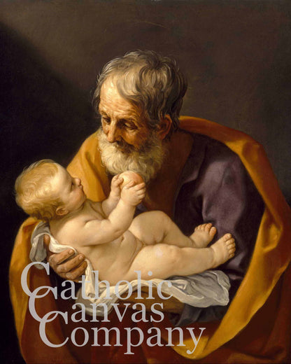 Saint Joseph and the Christ Child by Guido Reni